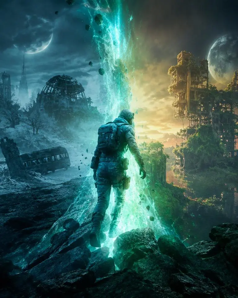 Original concept artwork for Active Matter