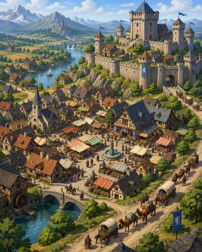 Original concept artwork for Albion Online