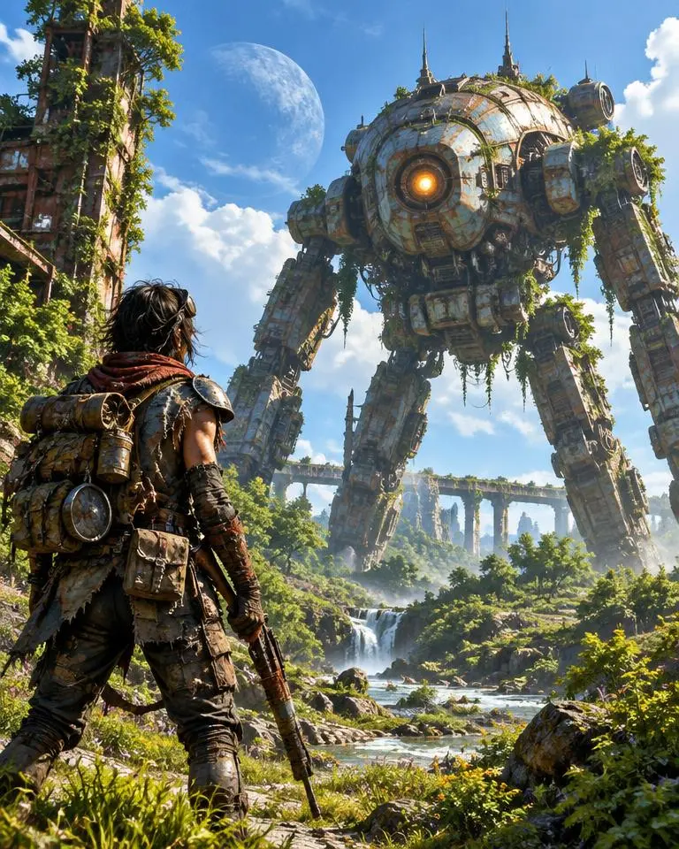 Original concept artwork for ARC Raiders