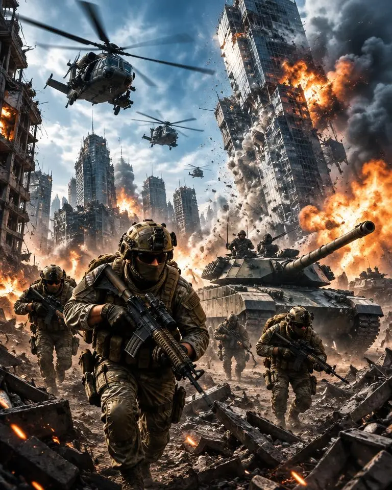 Original concept artwork for Battlefield 6