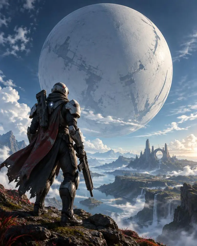 Original concept artwork for Destiny 2
