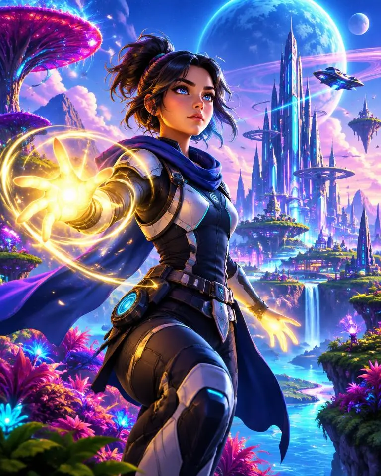 Original concept artwork for Destiny Rising