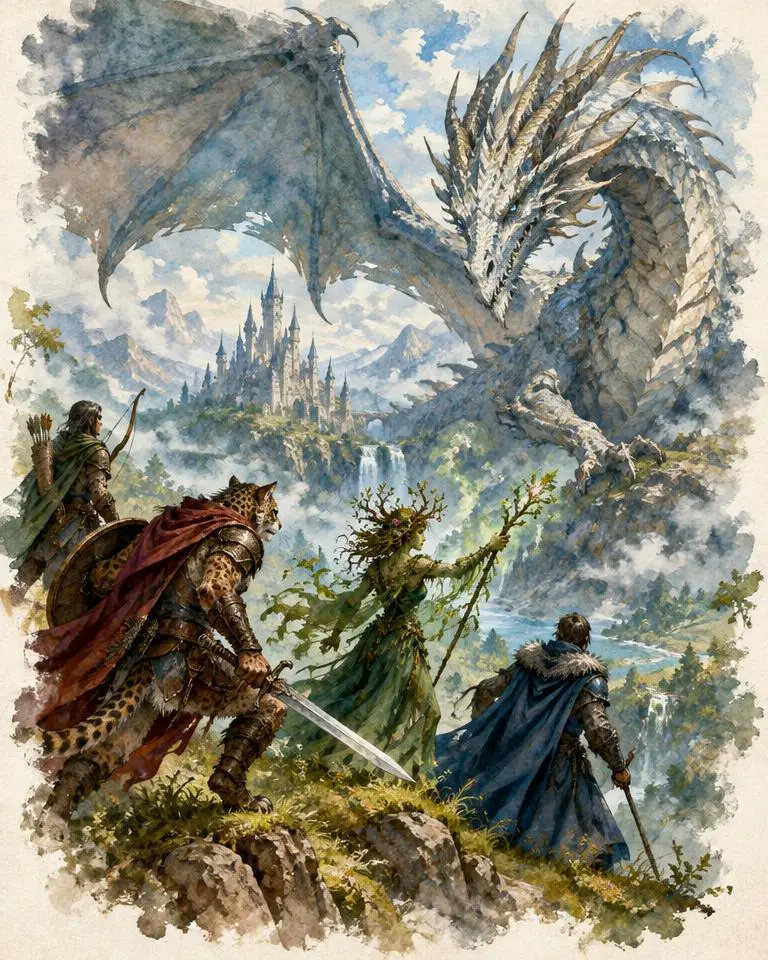 Original concept artwork for Guild Wars 2