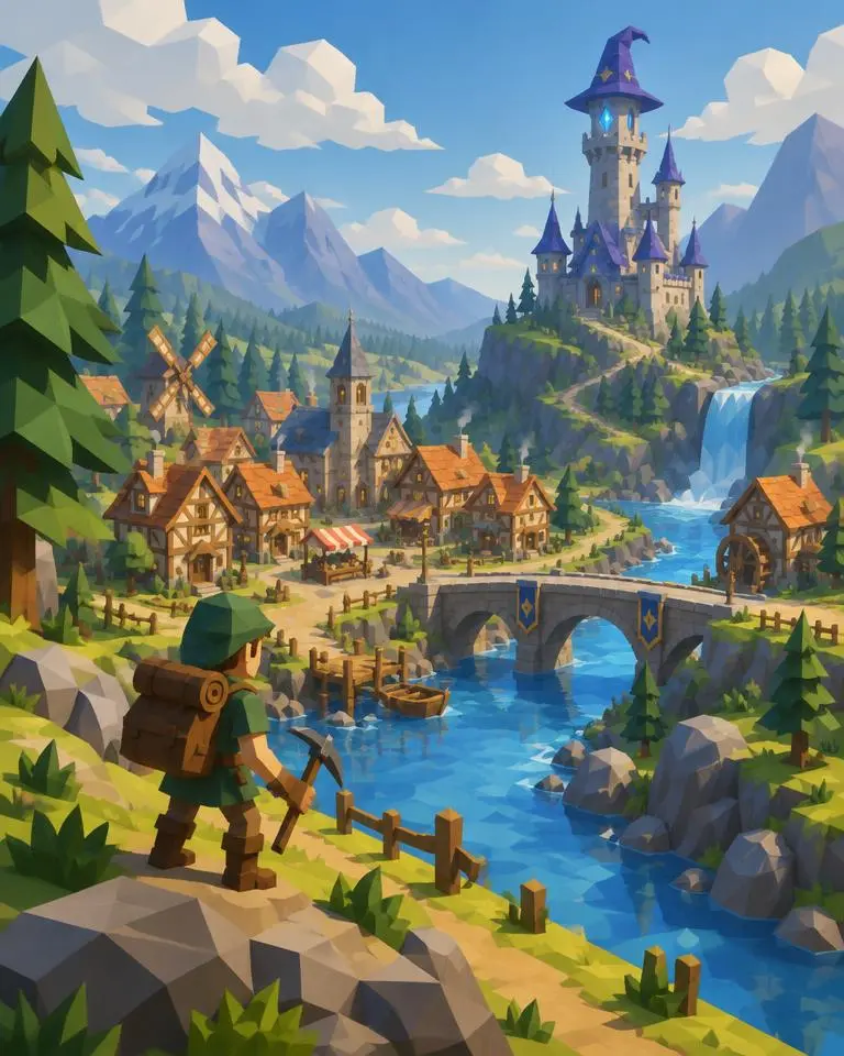 Original concept artwork for Old School RuneScape