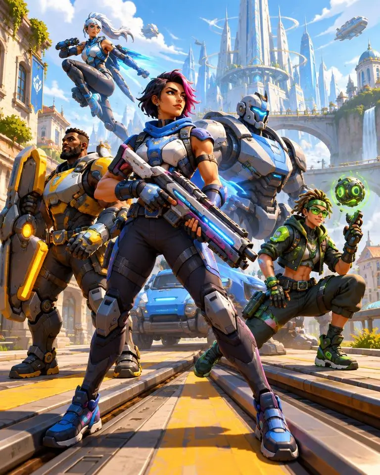 Original concept artwork for Overwatch