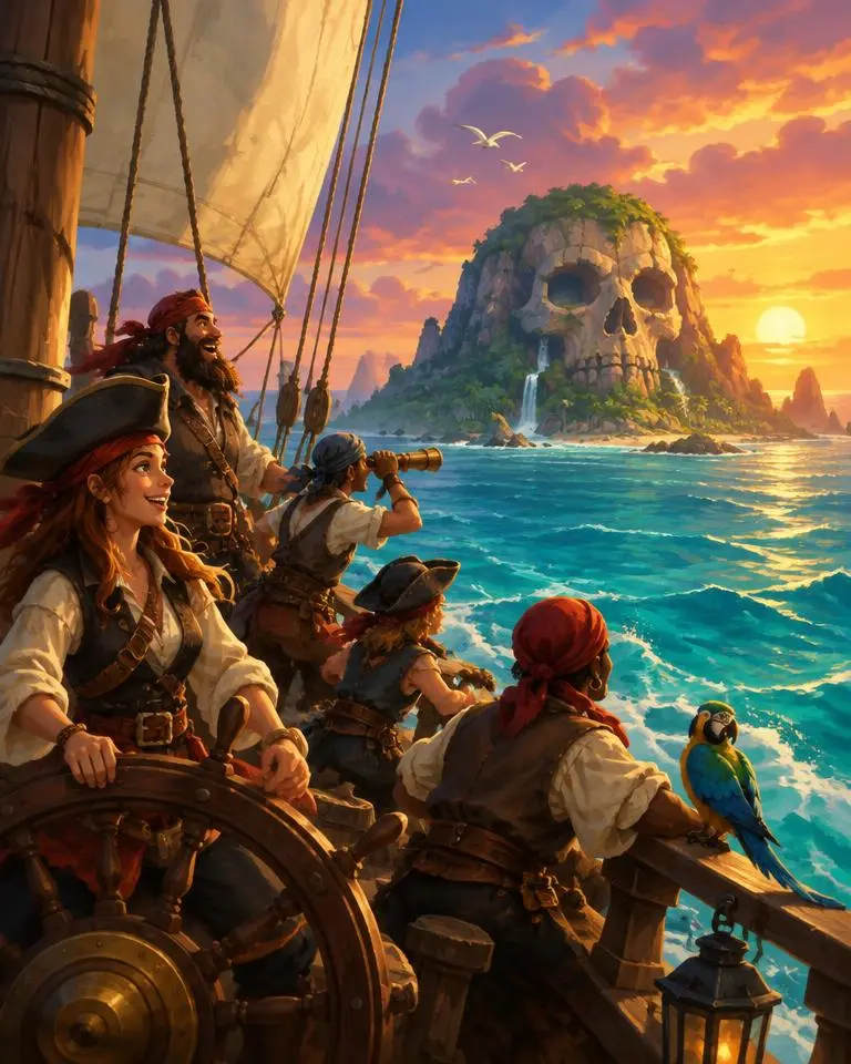 Original concept artwork for Sea of Thieves