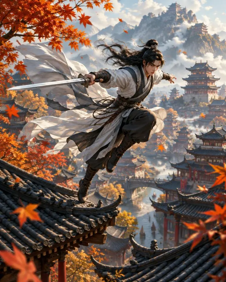 Original concept artwork for Where Winds Meet