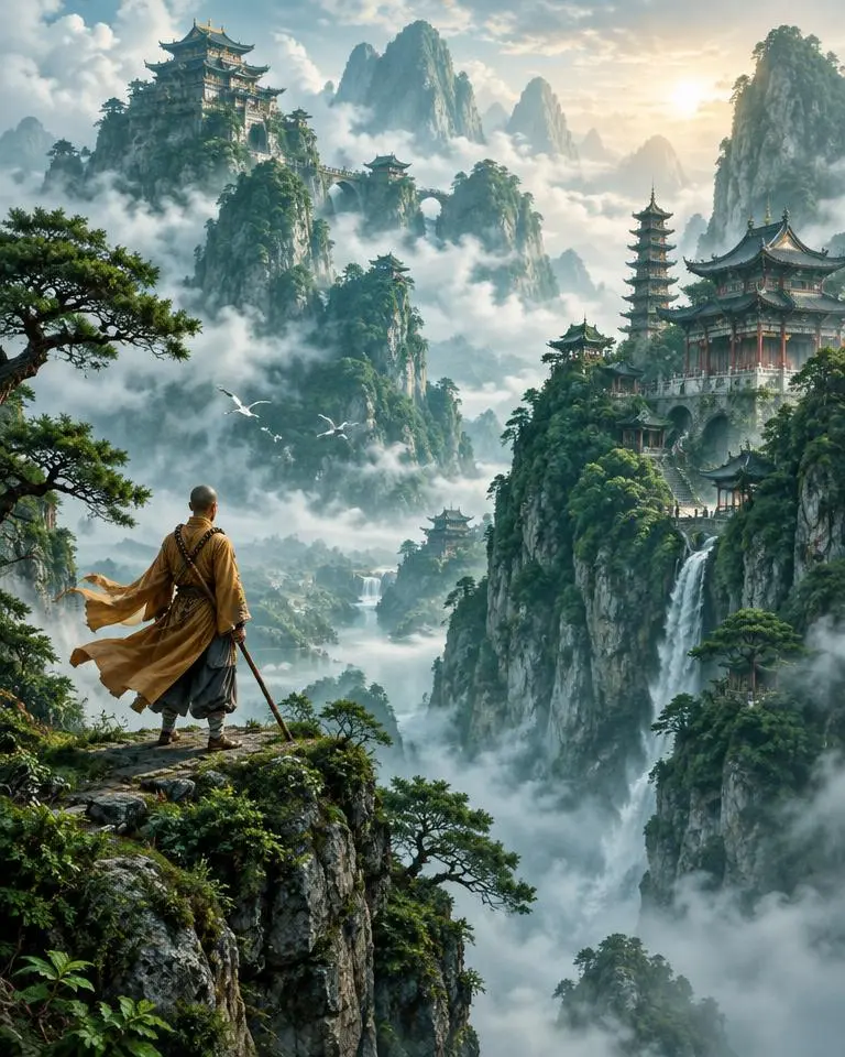 Original concept artwork for WoW Mists of Pandaria